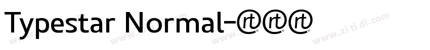 Typestar Normal字体转换